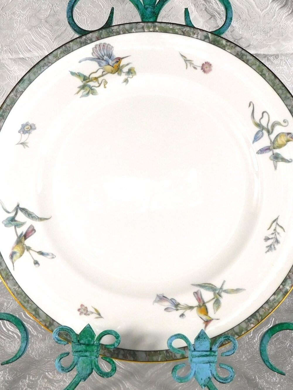 Set of Two Bone China Wedgwood Plates in Humming Birds # 27792